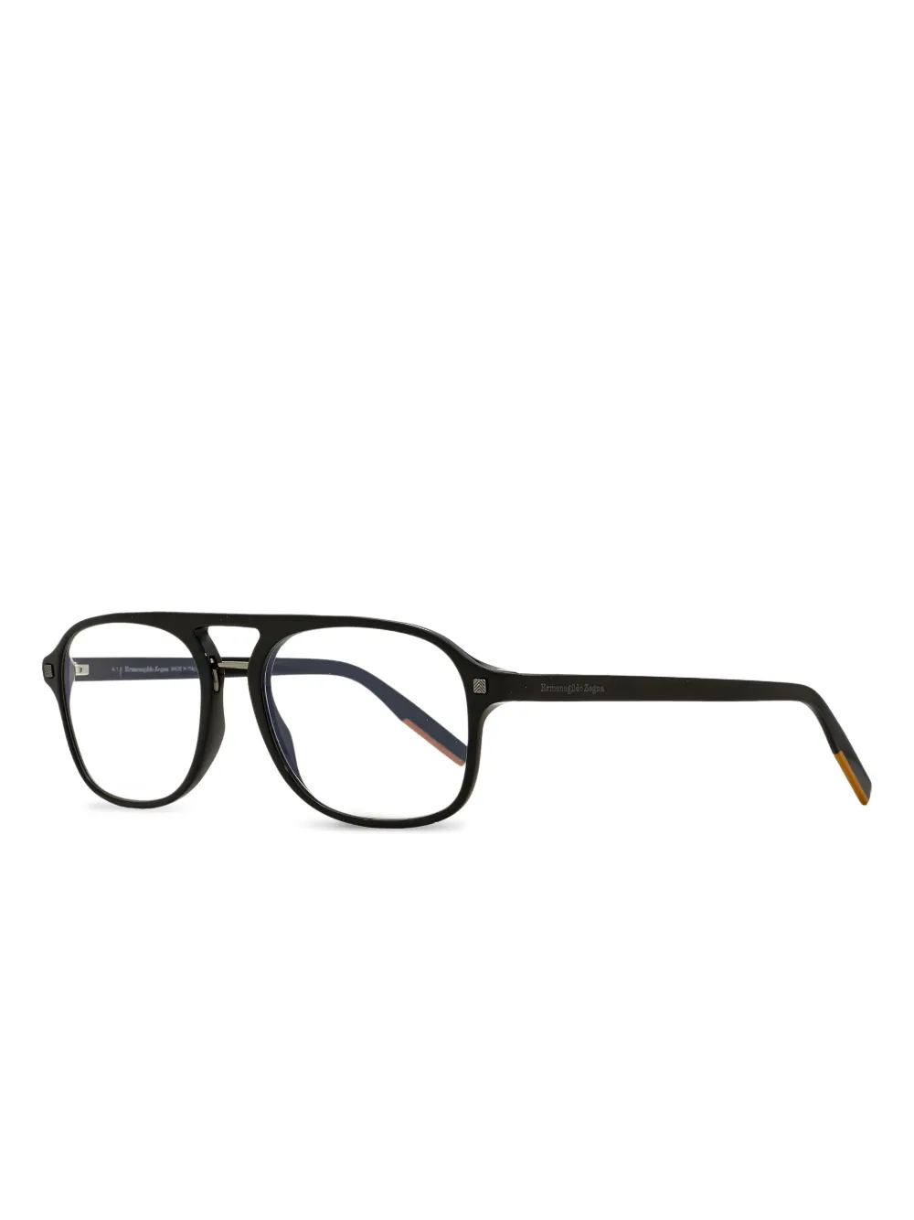 Zegna 5137 rectangular double-bridge glasses | Image 2