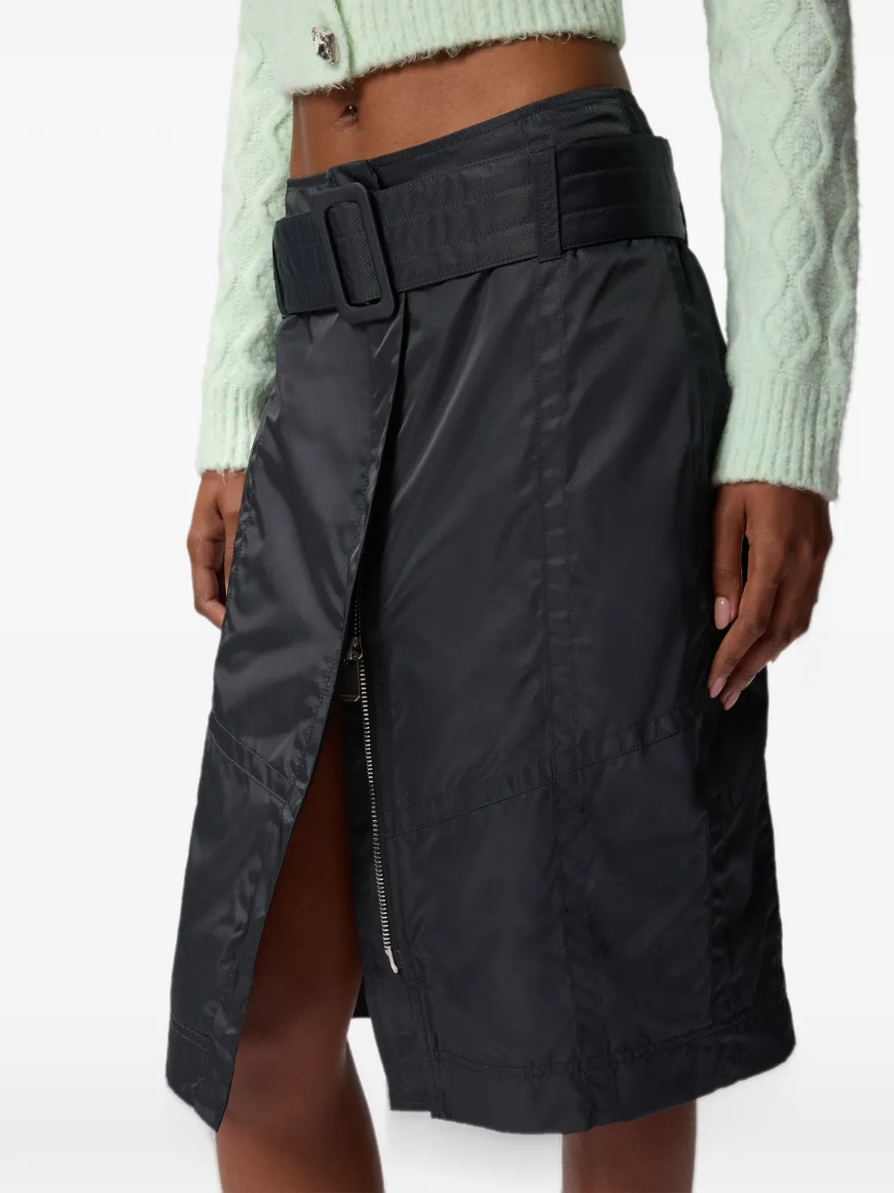 PINKO Rok met ceintuur Zwart