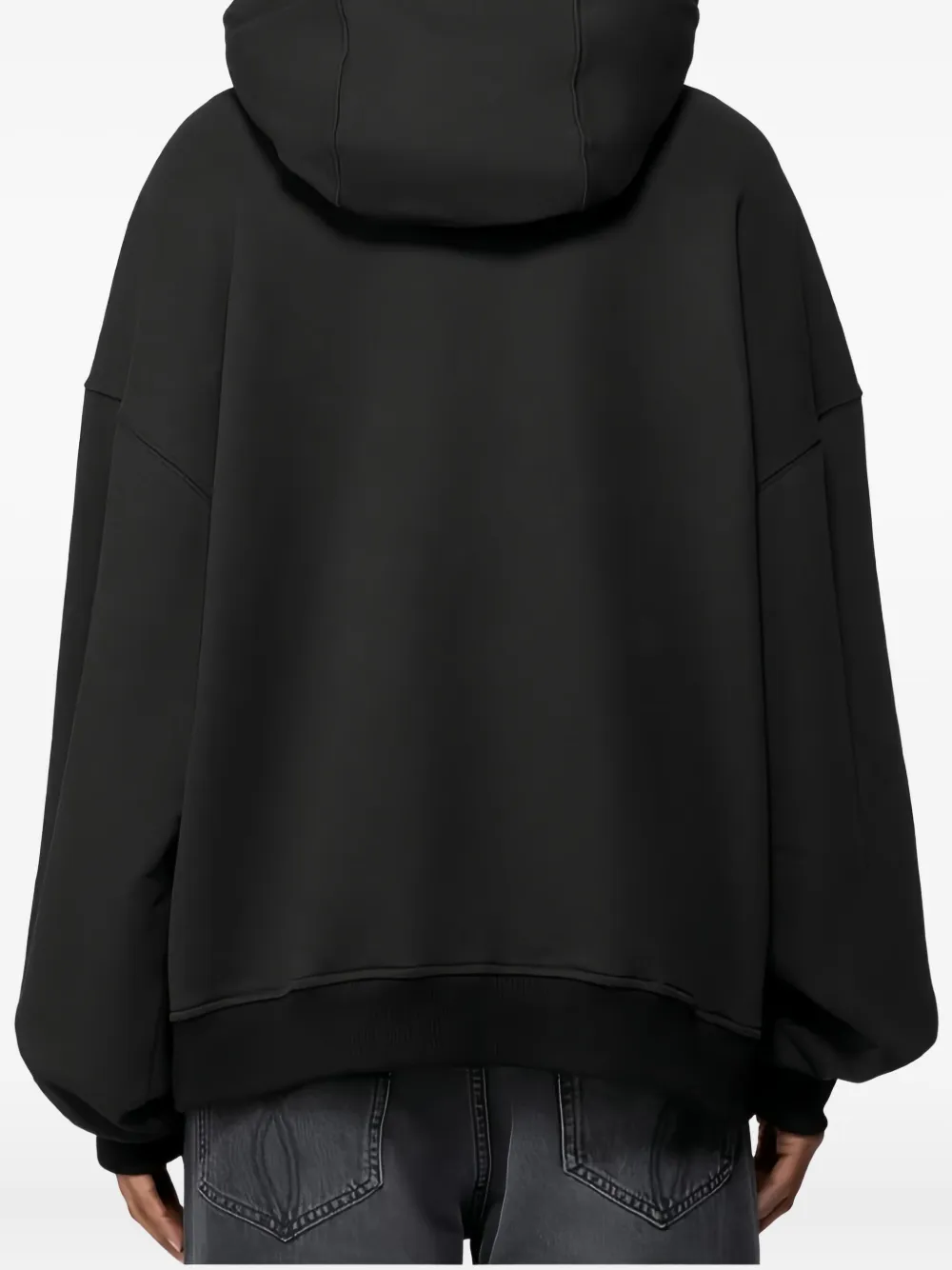 Fiorucci logo-embroidered hoodie - Zwart