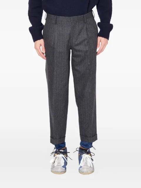 Kolor pinstripe wool trousers
