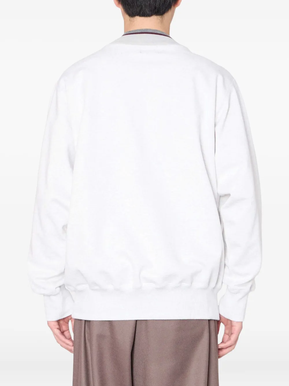 Kolor Sweater met V-hals - Grijs