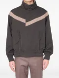 Kolor quilted panelled jacket - Brown