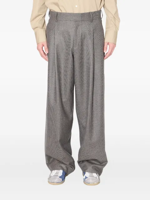 Kolor check-pattern tailored trousers