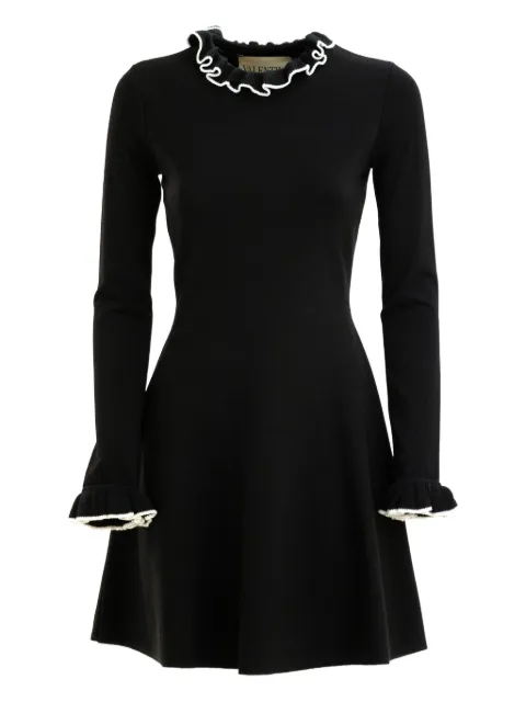 Valentino Garavani ruffled-collar mini dress