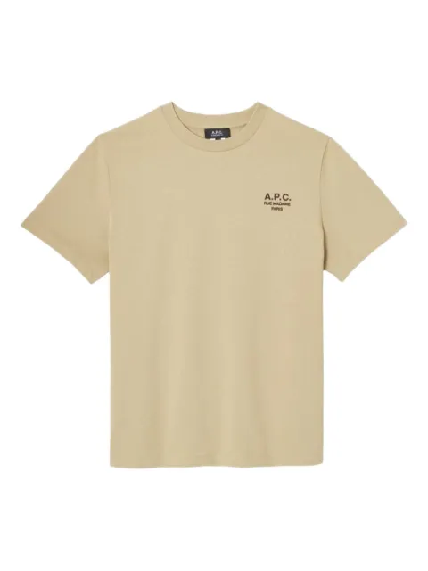 A.P.C. logo-print cotton T-shirt