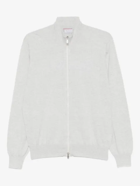 Brunello Cucinelli zip-front cotton cardigan