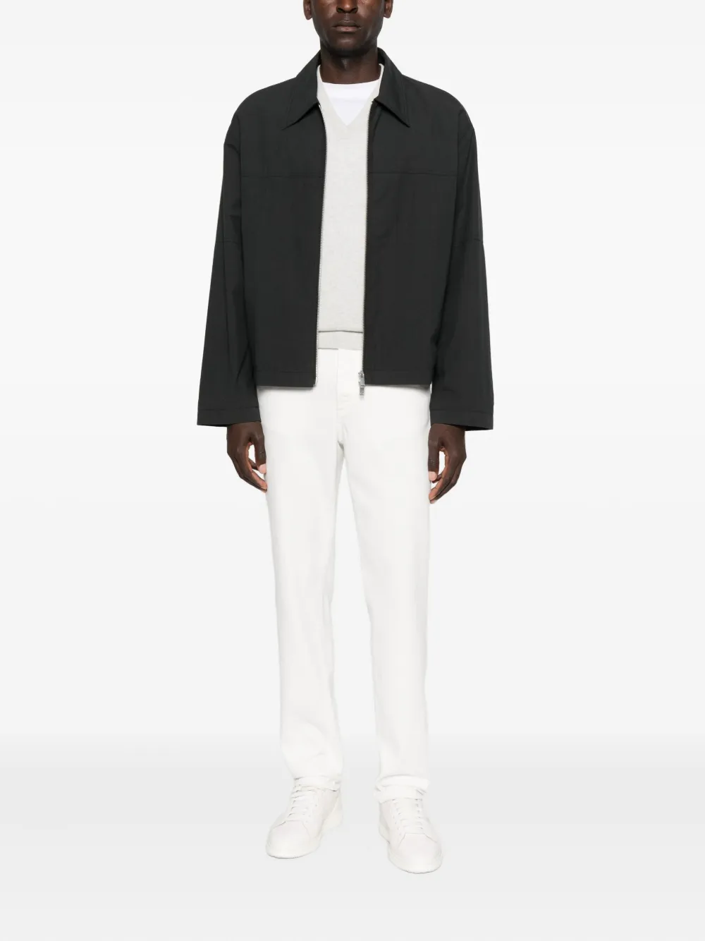 Brunello Cucinelli V-neck cashmere sweater - Grijs