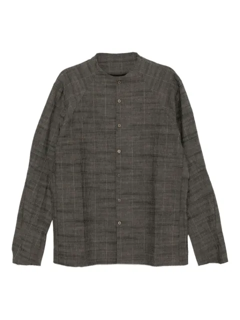 Devoa textured cotton shirt