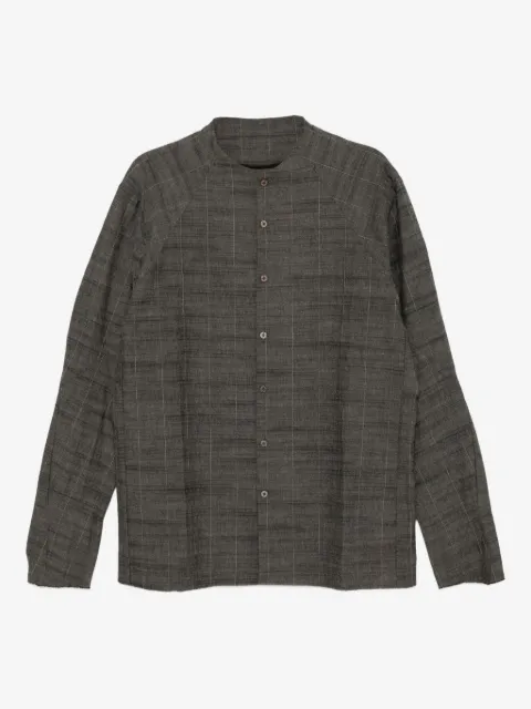 Devoa textured cotton shirt