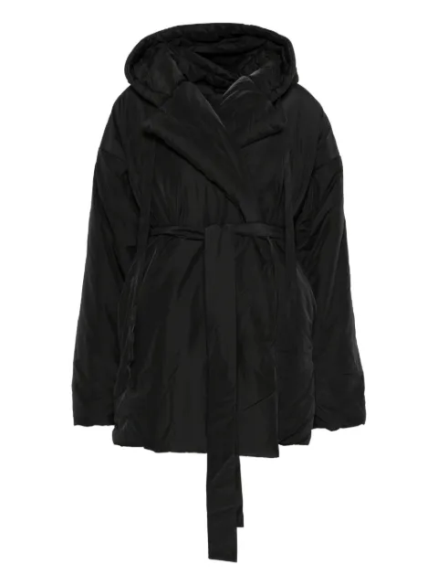 Norma Kamali belted oversized coat