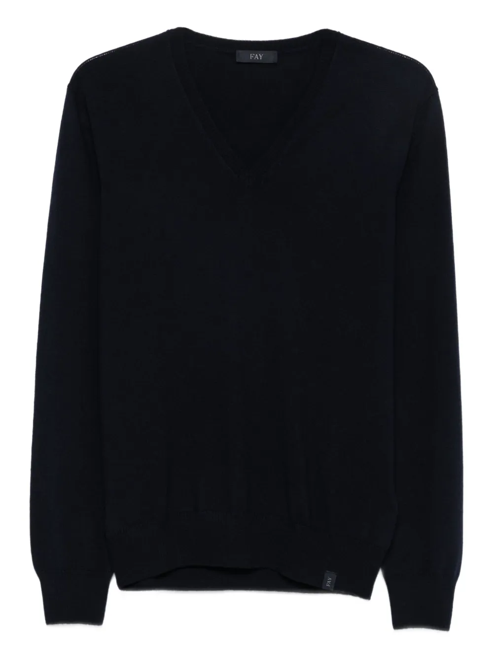 Fay V-neck wool sweater | Blue | Image 1