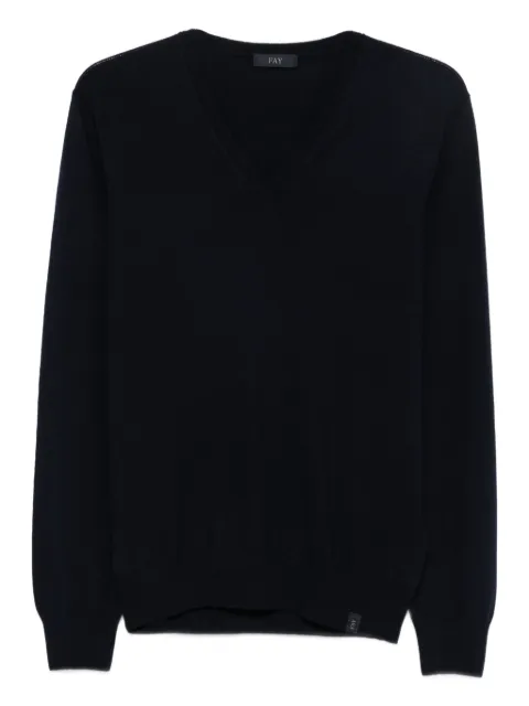 Fay V-neck wool sweater