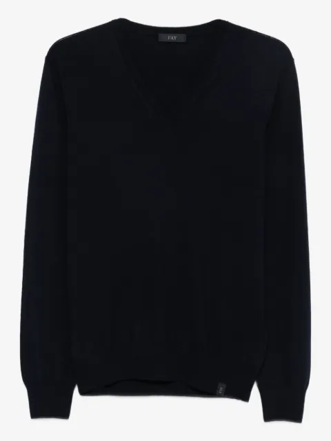 Fay V-neck wool sweater