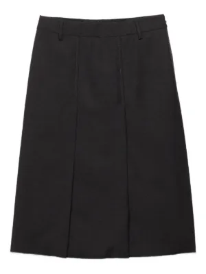 Prada バックルベルト スカート | ブルー | FARFETCH JP