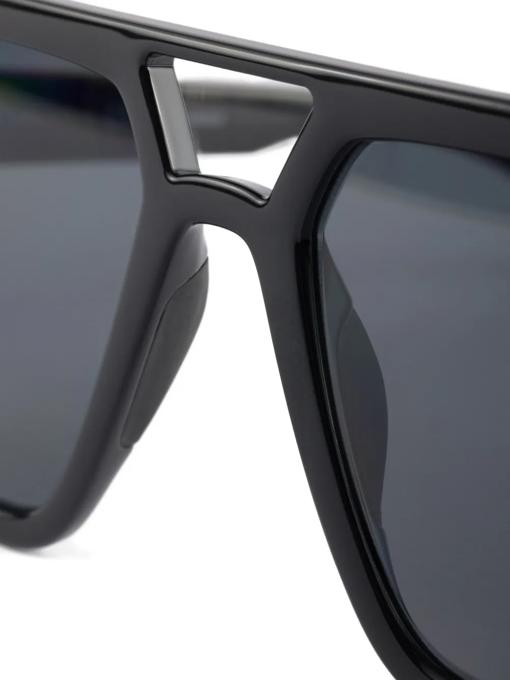 Prada Eyewear geometric-frame sunglasses Zwart