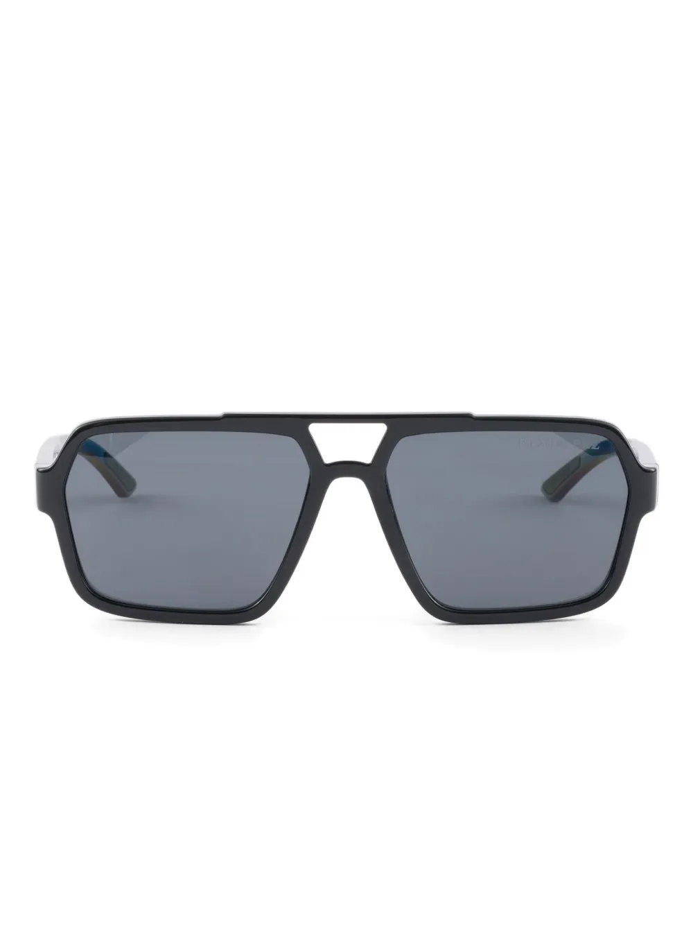 Prada Eyewear geometric-frame sunglasses Zwart