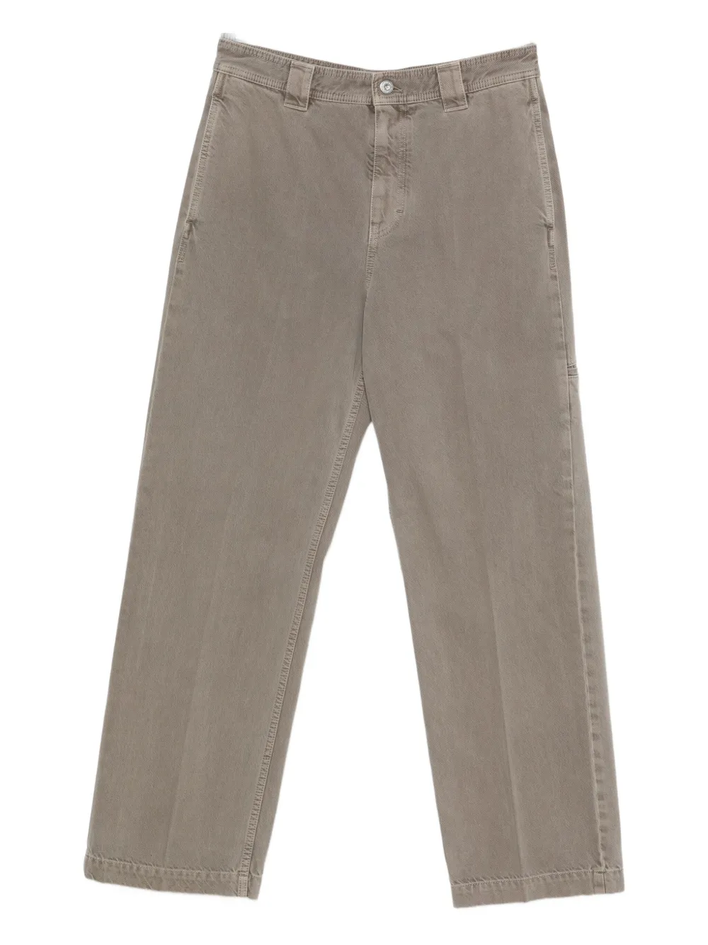 Ferragamo straight-leg trousers | Brown | Image 1