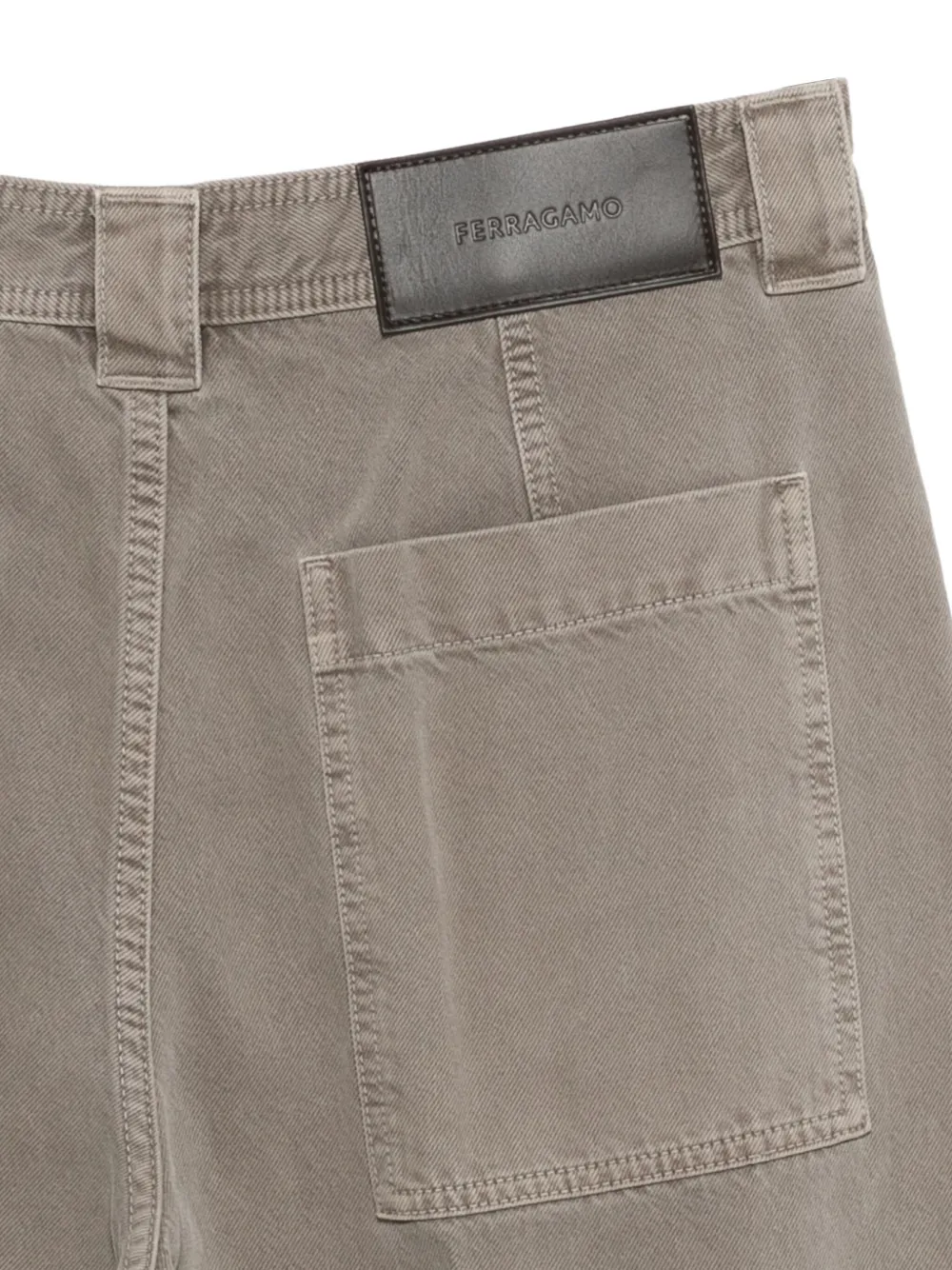 Ferragamo Straight broek Bruin