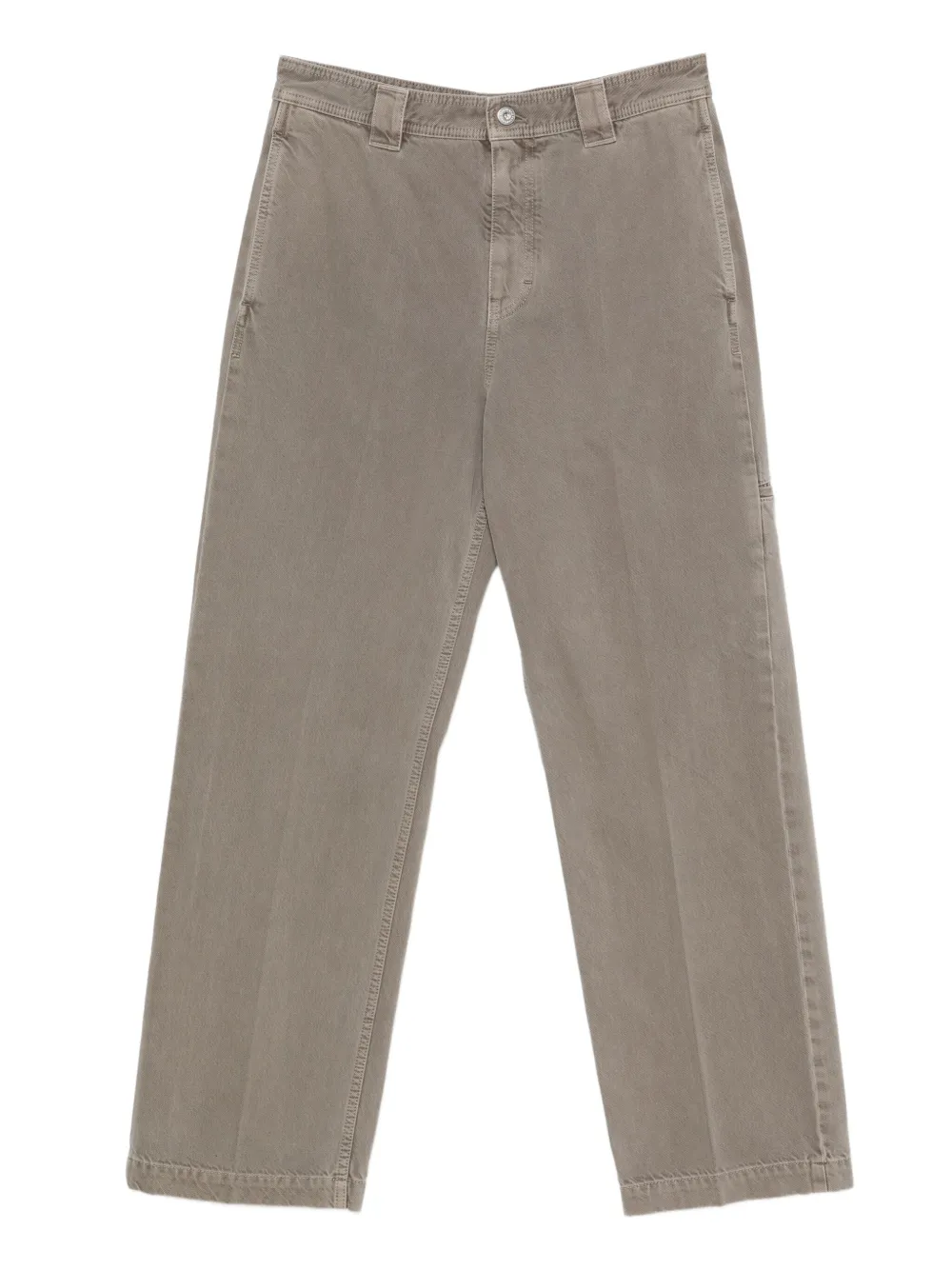 Ferragamo straight-leg trousers - Marrone