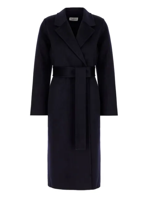 THE DYNAMIS STUDIO belted wool coat