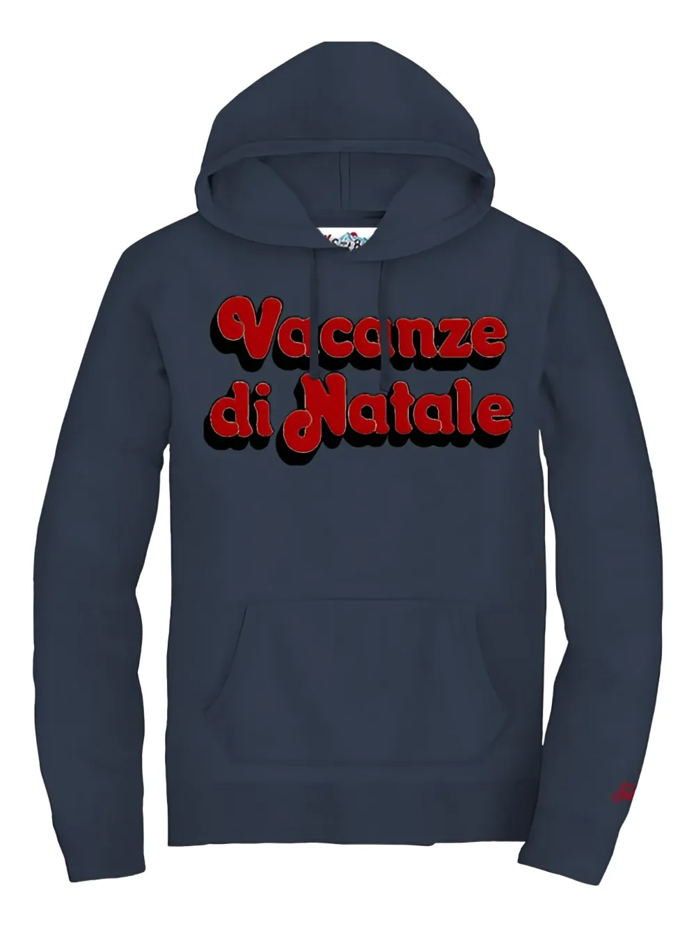 MC2 Saint Barth lettering-embroidered hoodie | Grey | Image 1