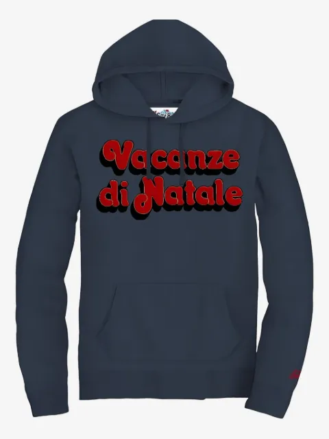 MC2 Saint Barth lettering-embroidered hoodie