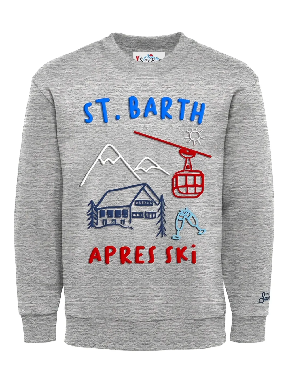 MC2 Saint Barth graphic-print sweater | Blue | Image 1