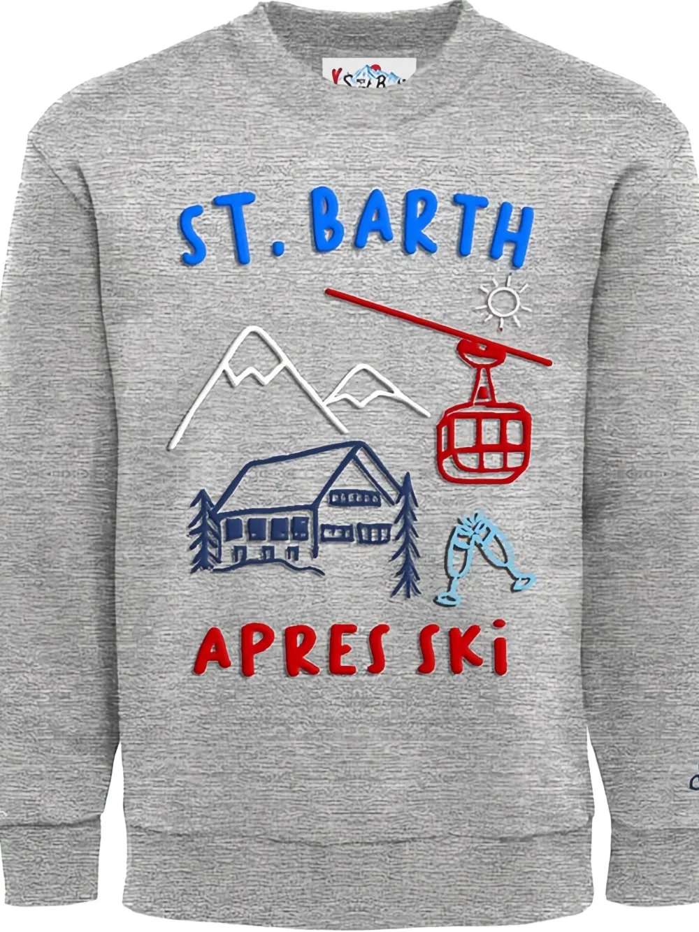 MC2 Saint Barth Sweater met grafische print - Blauw