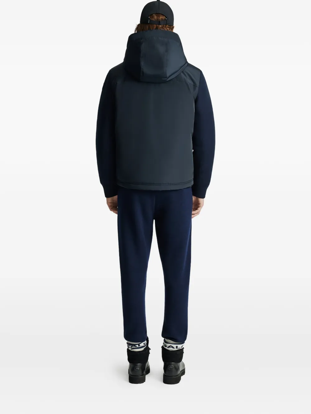 Fusalp Hooded Bomber Jacket In Blue