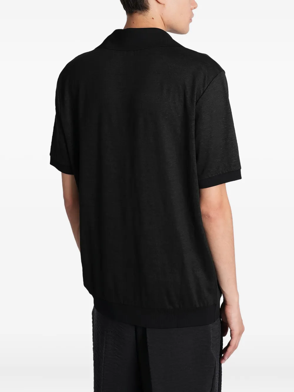 Giorgio Armani T-shirt met korte mouwen - Zwart