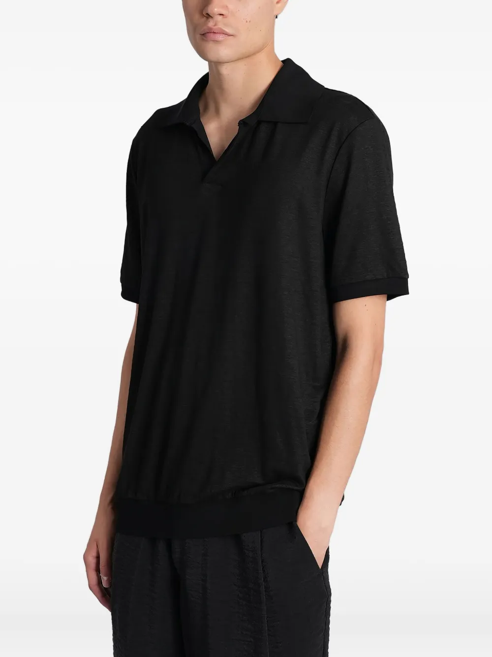 Giorgio Armani T-shirt met korte mouwen Zwart