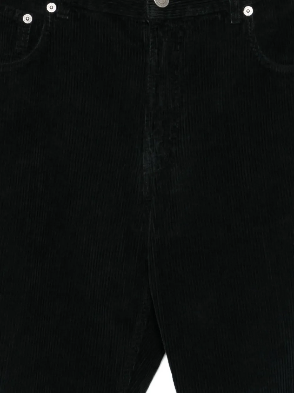 Haikure corduroy cotton trousers Zwart
