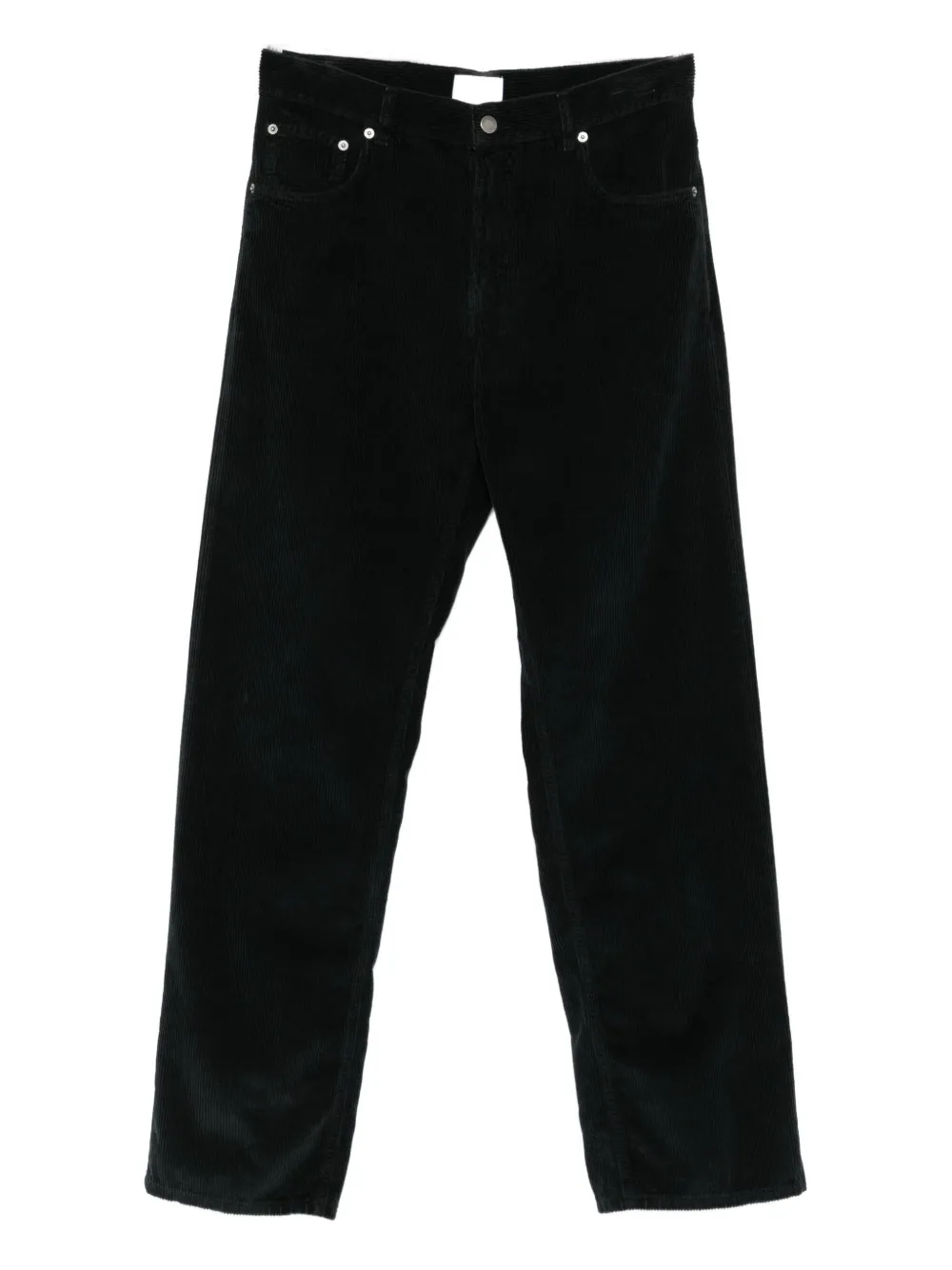 Haikure Corduroy Cotton Trousers In Black