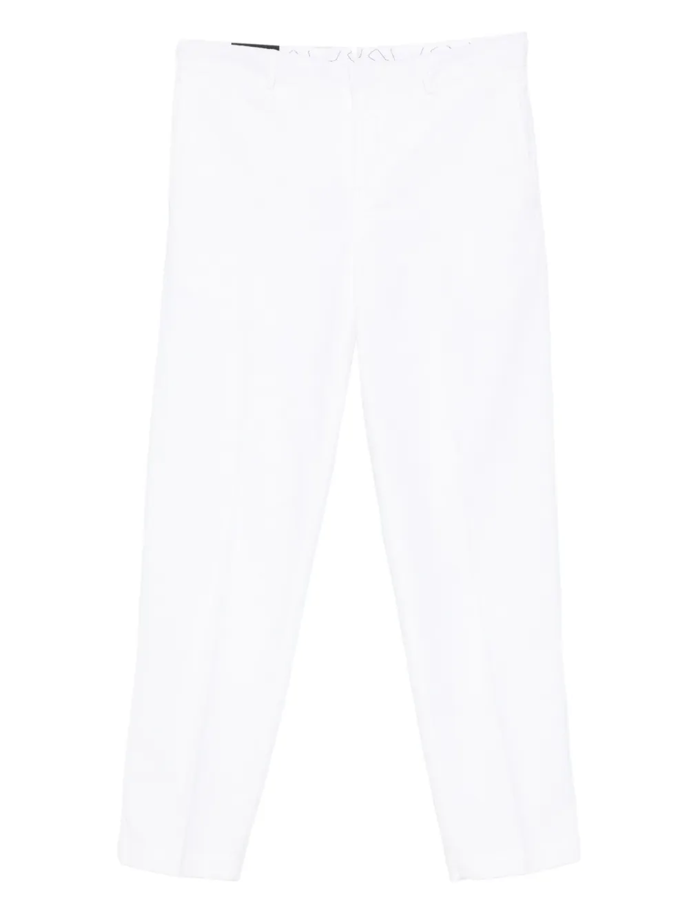 PT Torino straight-leg cotton-blend trousers Wit