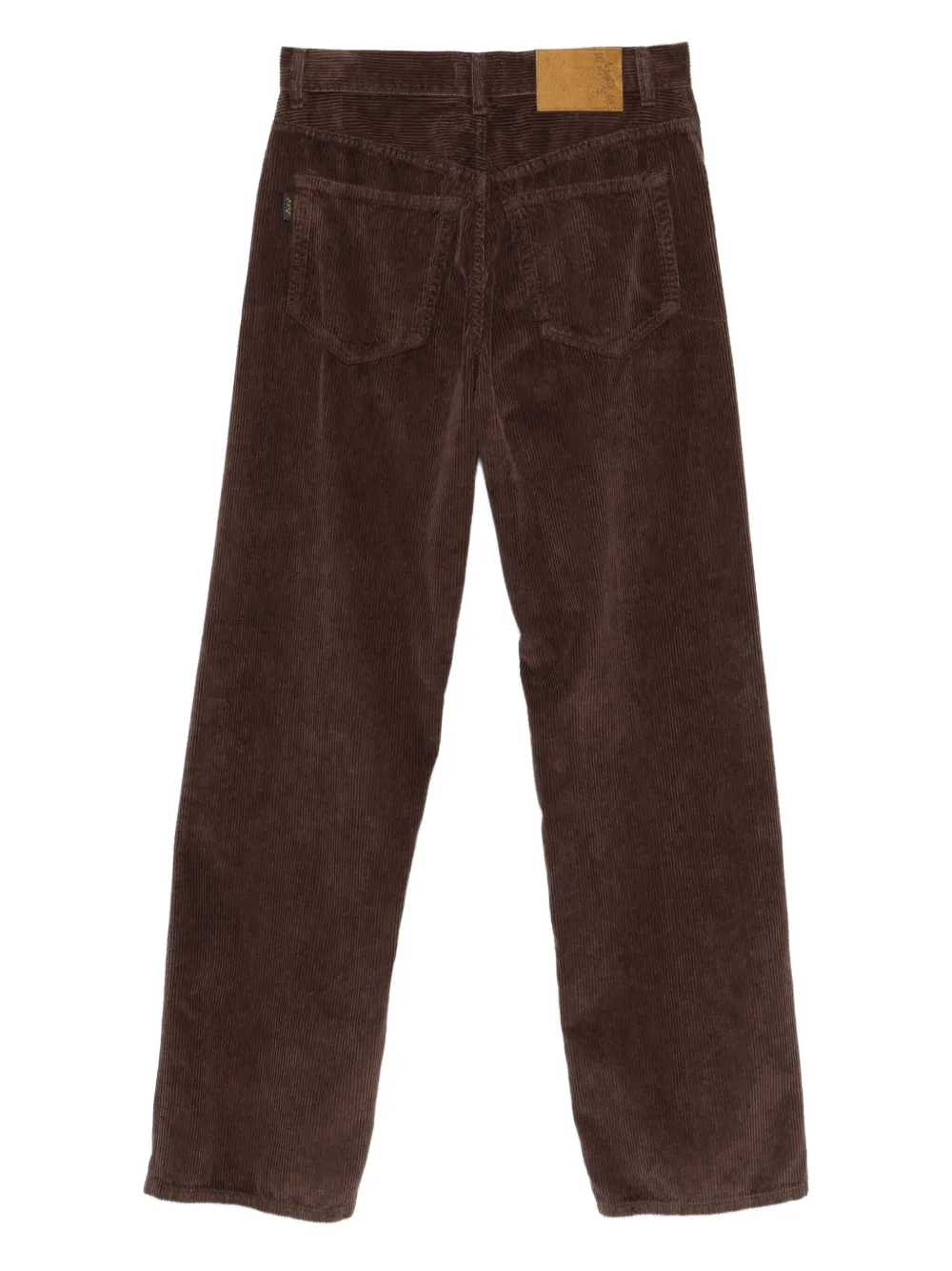 Haikure corduroy cotton trousers - Bruin
