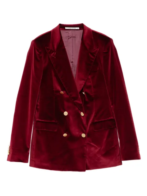 Tagliatore Doppelreihiger Blazer aus Samt