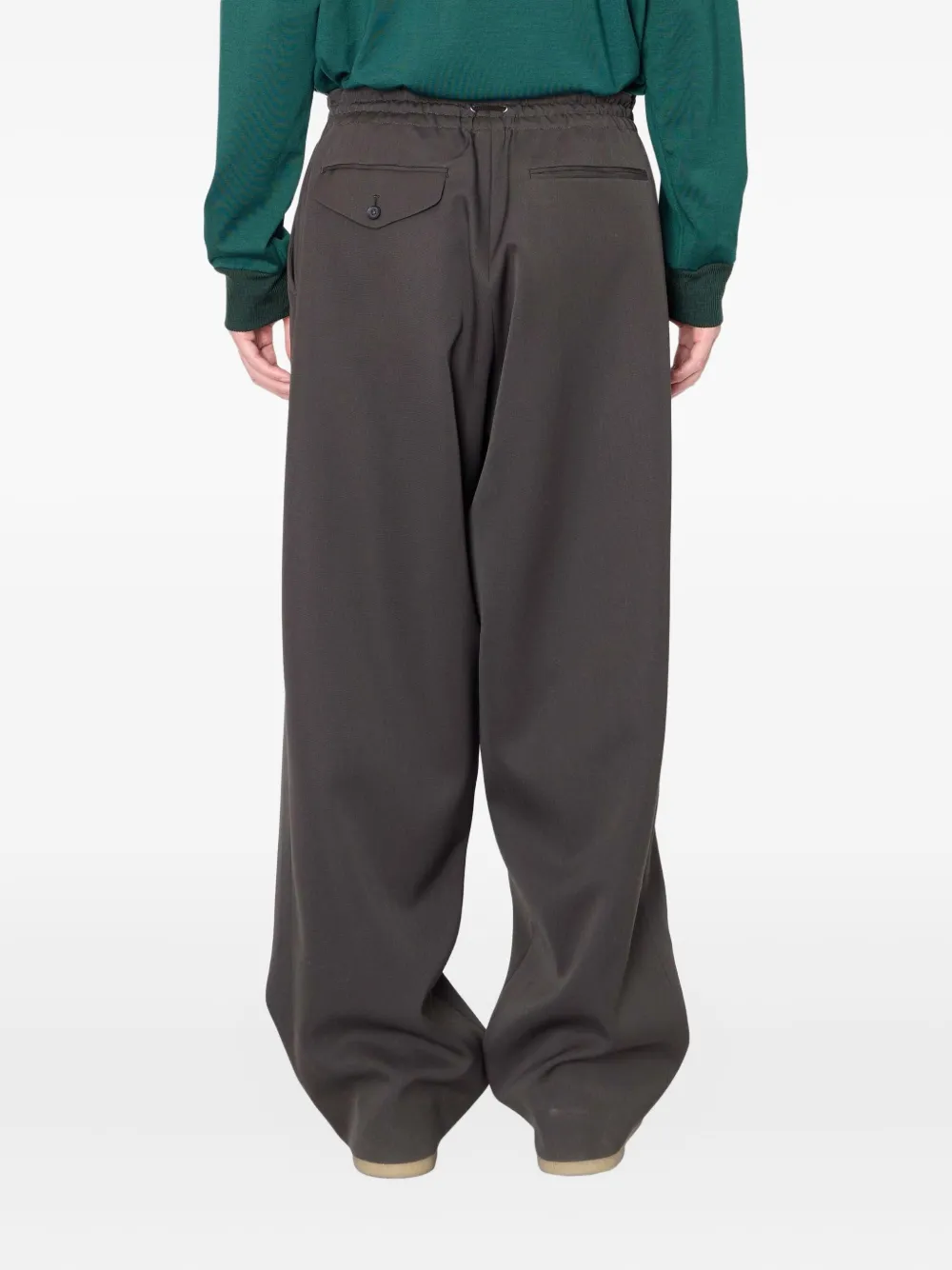 Kolor drawstring-waist trousers | Wide Leg Pants | Image 2