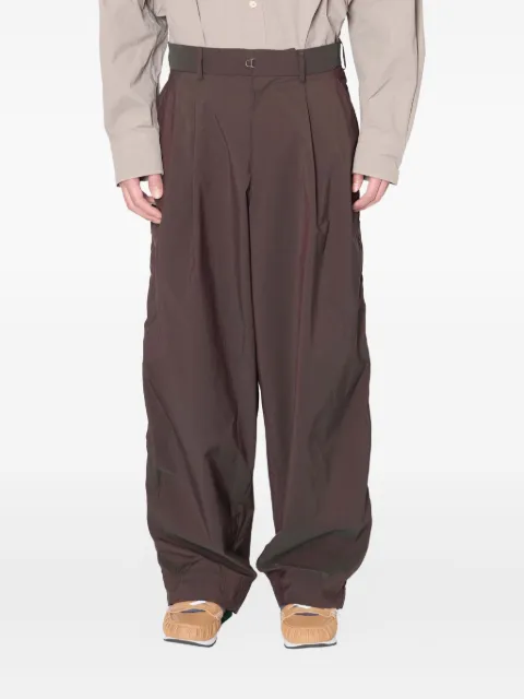 Kolor pleated-cuff trousers