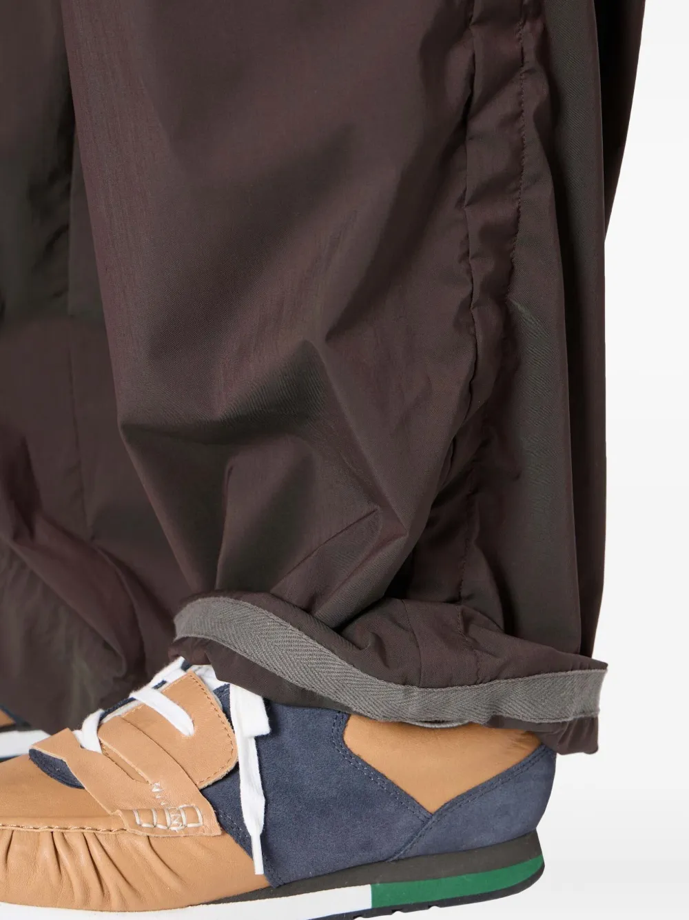 Kolor Broek met geplooide details Bruin