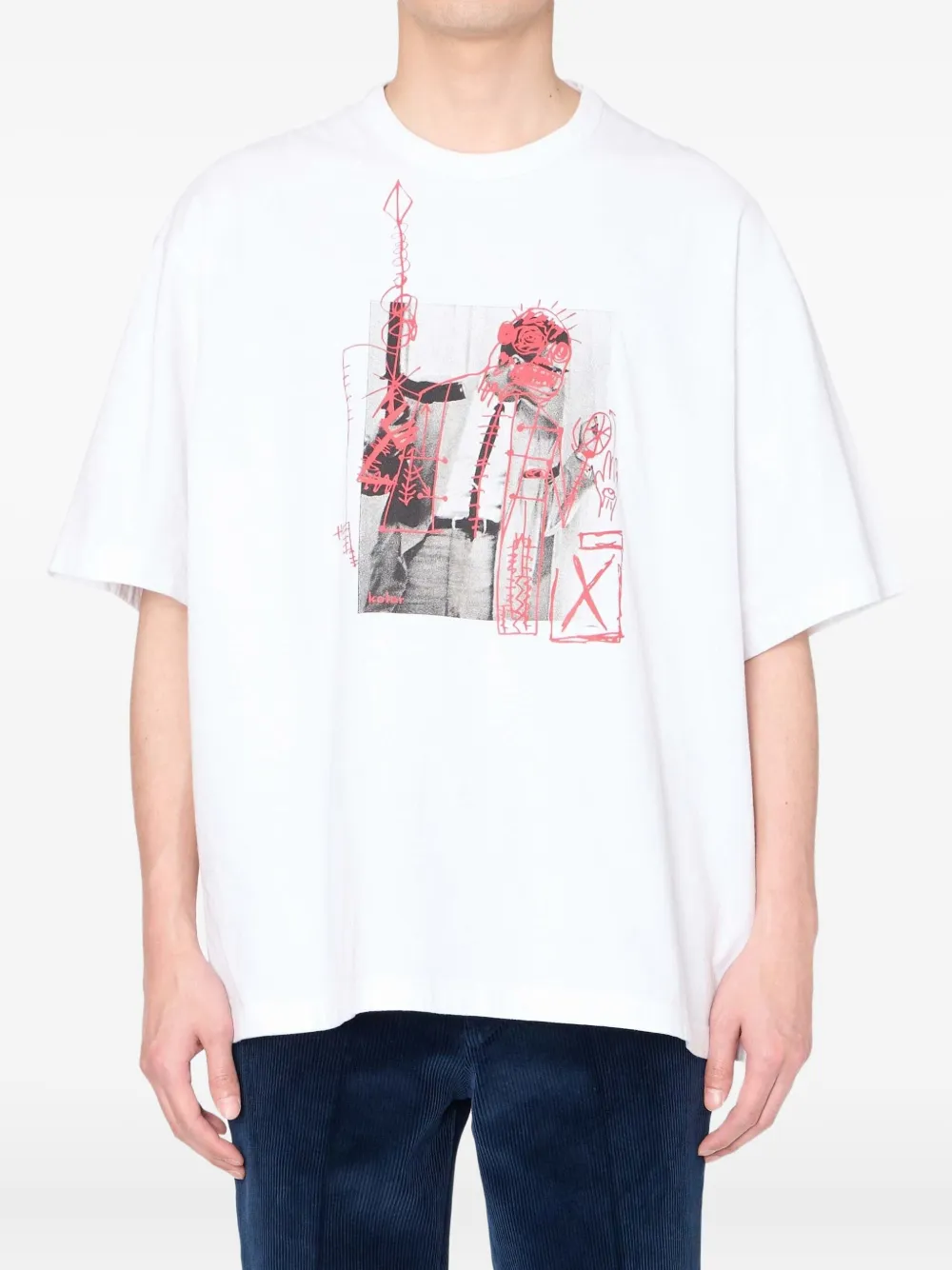 Kolor graphic-print T-shirt | White | Image 1
