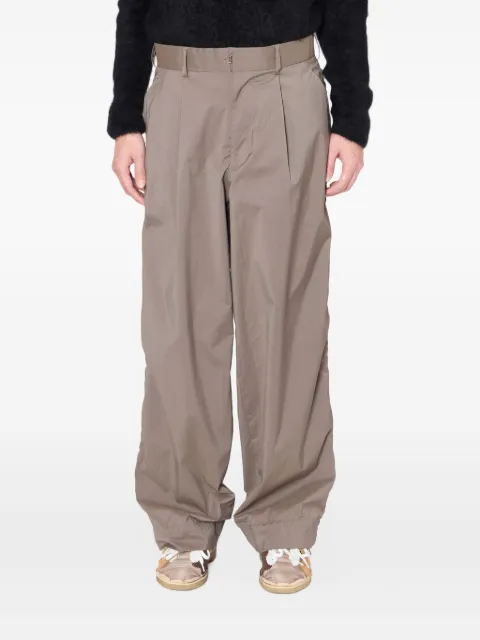 Kolor pleated-leg trousers