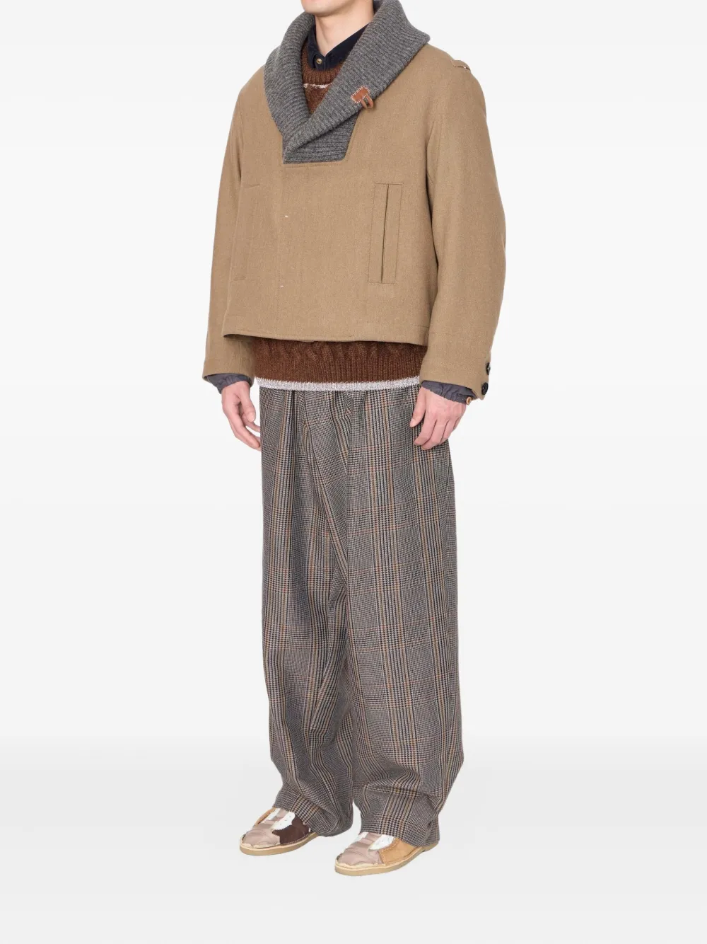 Kolor Broek met trekkoord - Grijs
