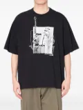 Kolor graphic-print T-shirt - Black