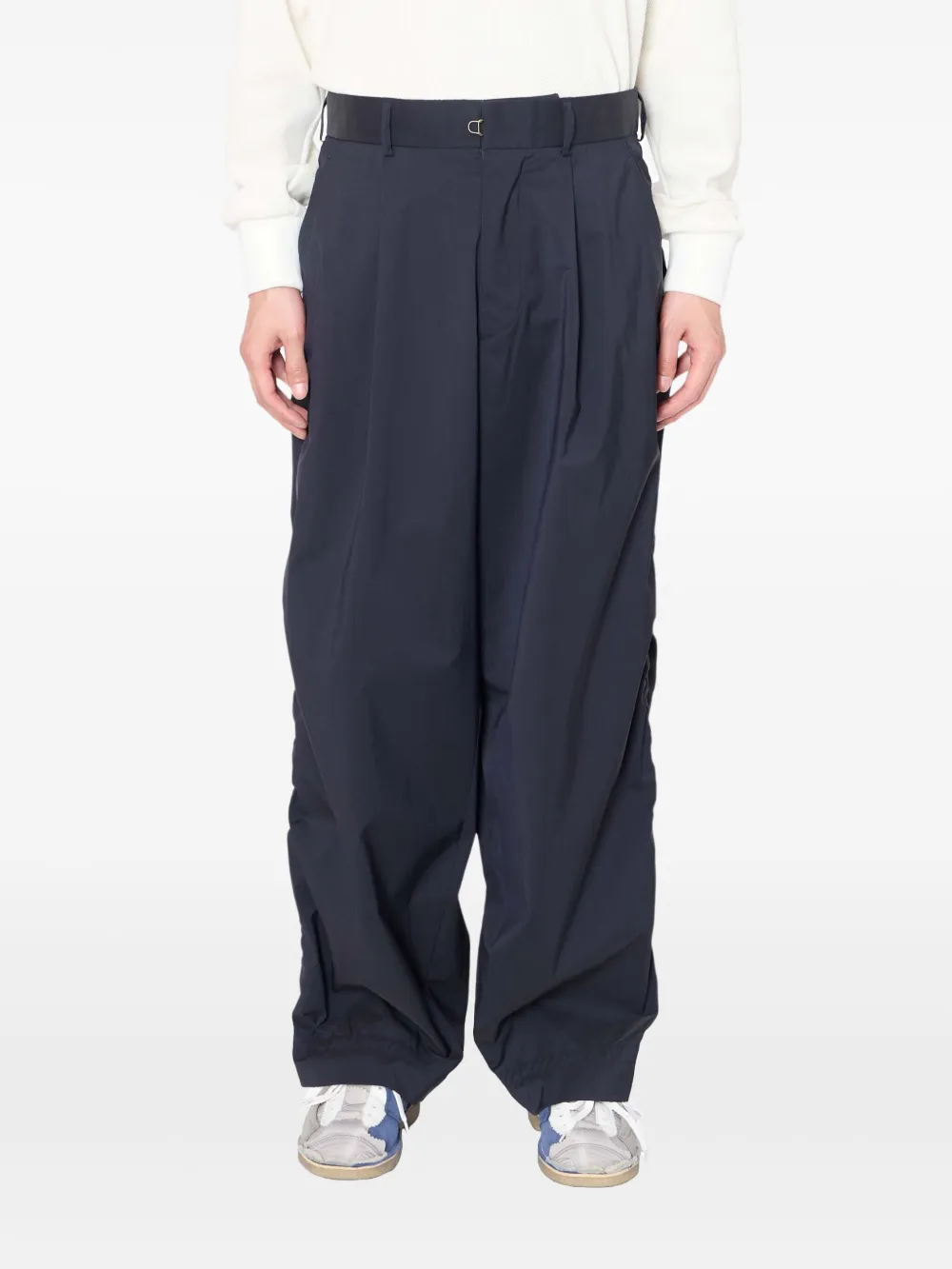 Kolor pleated-front trousers | Blue | Image 1