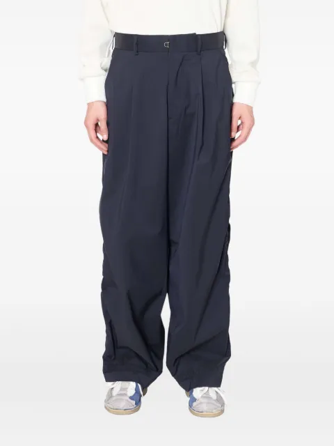 Kolor pleated-front trousers