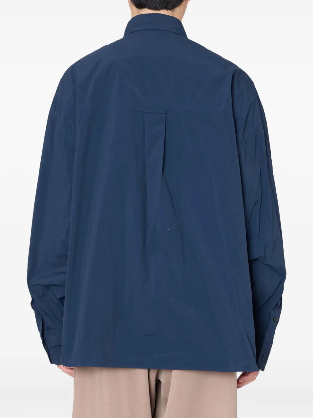 Kolor Overhemd verfraaid met lint - Blauw