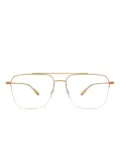 Safilo Team square-frame glasses - Gold