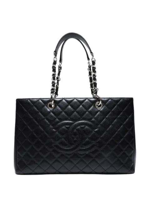CHANEL Pre-Owned 2012 quilted chain tote bag