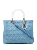 Christian Dior Pre-Owned 1990-2010s large Lady Dior bag - Blue