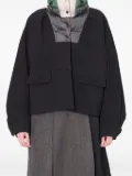 Kolor colour-block coat - Black